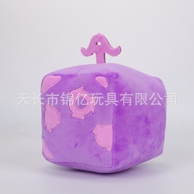 跨境新款恶魔果实玩具bloxfruits游戏周边毛绒公仔盒子动物玩偶