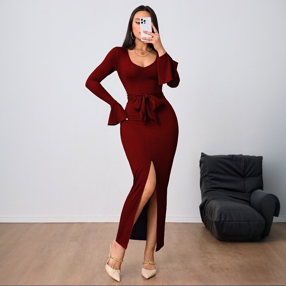 Womens Bodycon Maxi Dress Sexy Slim Fit Adjustable Straps Spring Summer Fashion Wholesale Available