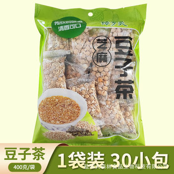 Green Xiangling Sesame Bean Tea 400g Peanut Tea Hunan Yiyang Soybean Sichuan Bean Ginger Salt Tea