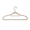 Flocking Hanger Thickened Non-slip Seamless Clothes Hanger Household Storage Clothes Bracer Wet and Dry Drying Hanger Clothes Hanging
