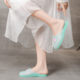 Baotou Cave Shoes Women's Summer New Home Soft Bottom Transparent Crystal Non-Slip Non-Stinky Feet Jelly Sandals Half Slippers