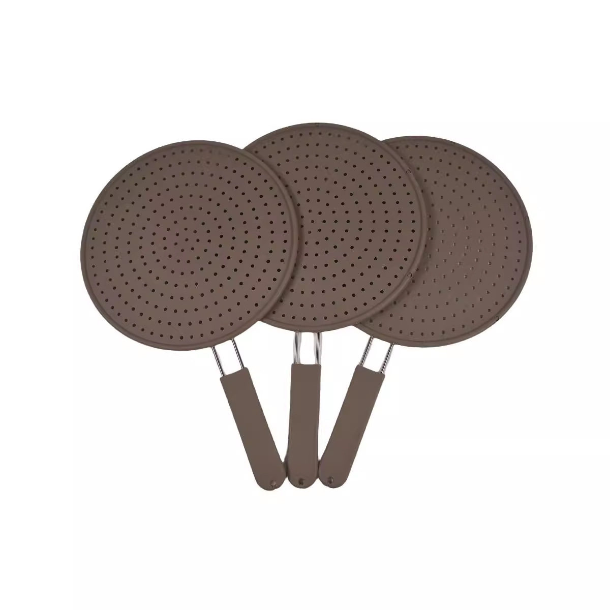 Large silicone oil filter net stainless steel oil separation draining net round pot cover oil blocking net household supplies kitchen tools