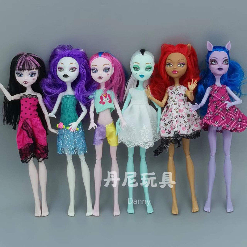 Высококачественная школьная кукла monster high, школьная кукла elf, 12-суставная съемная кукла с несколькими суставами Изображение 1