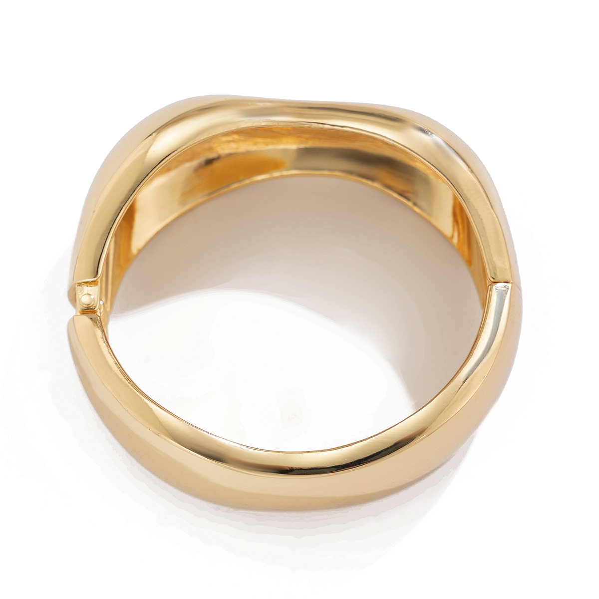 Cross-border foreign trade wholesale Europe and the United States exaggerated smooth heavy industry design sense bracelet geometric personality wide bracelet braclet