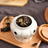 Cross-border Hollow-out Ceramic Storage Jar Garlic Ginger Dried Pepper Storage Box Kitchen Ventilation Storage Jar Pumpkin Jar