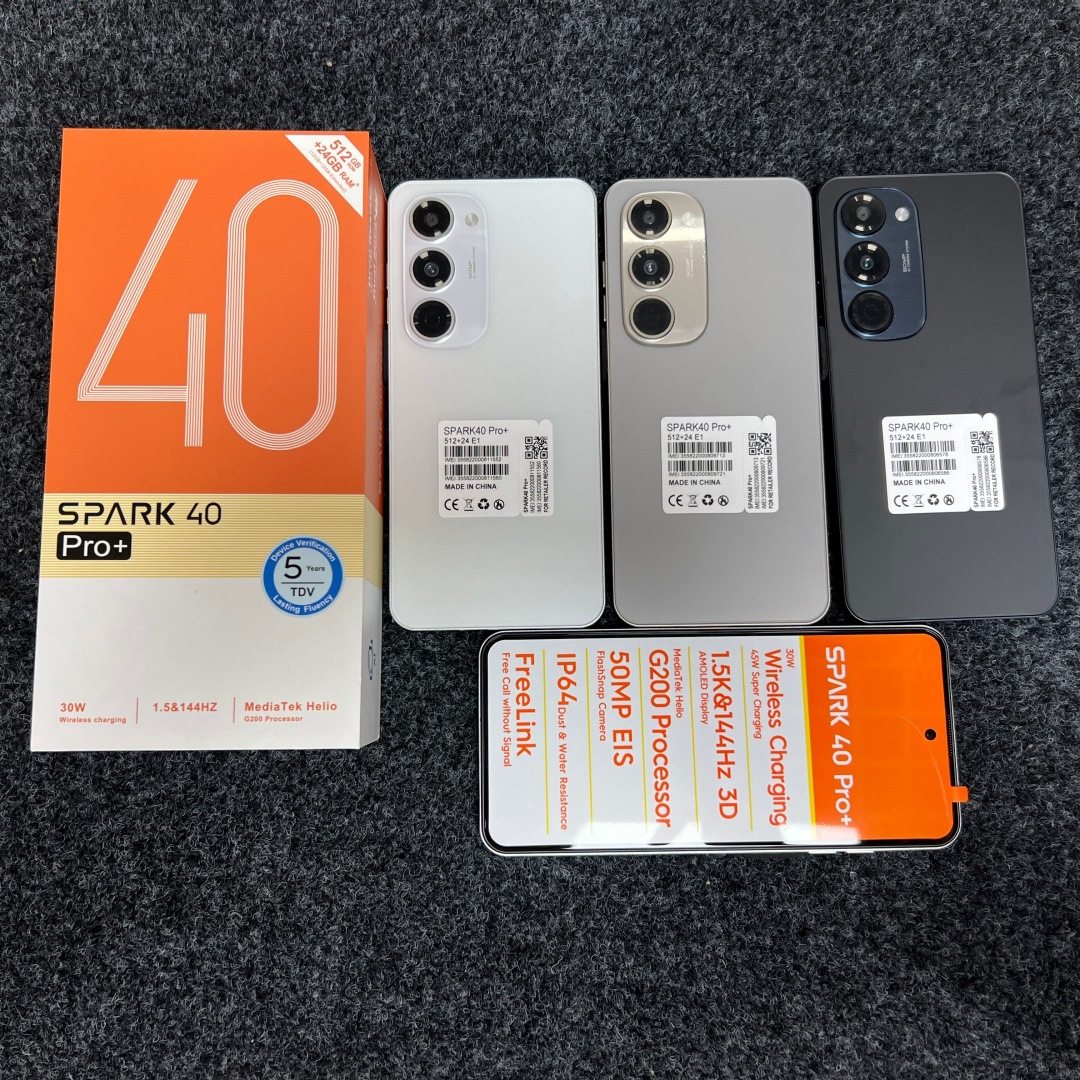 สมาร์ทโฟนข้ามพรมแดนSPARK40 Pro+ 24g+512G 6.8นิ้วสมาร์ทโฟนควา...