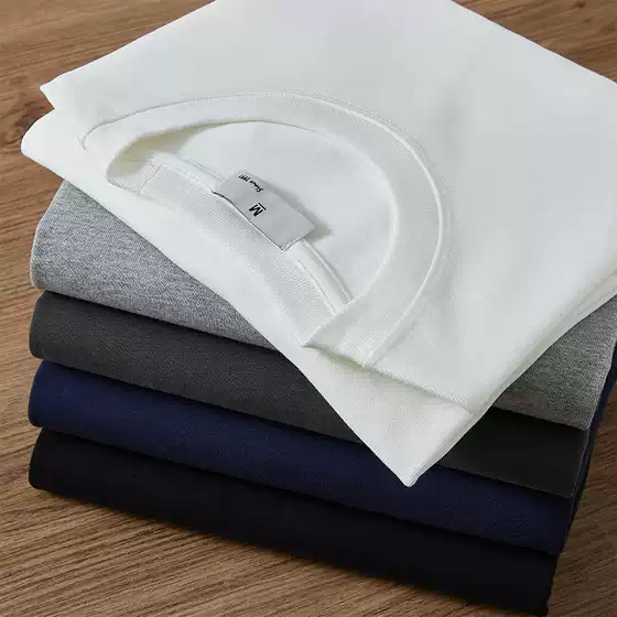 *Dropshipping* Heavyweight Vintage Washed Pocket T-Shirt American Retro Men's Japanese-Style Khaki Men's T-Shirt High-Quality Men's Clothing T-Shirt