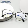 Factory new high quality men's business aluminum magnesium glasses frame 20226 square all-match myopia flat glasses