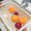 Double-Layer Drain Basket Household Kitchen Sink Thickeneded Plastic Basket Fruit Storage Basket Drain Basket Fruit Plate