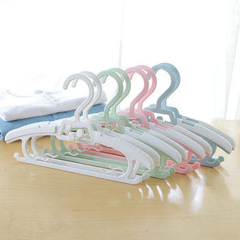 Multifunctional Clothes Rack, Children's Clothes Hanger, Non-Slip, Traceless Clothes Support, Baby Household Telescopic Storage Clothes Drying Rack