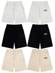 Cross-Border Foreign Trade Mm6 Shorts Margiela Shorts with Four-Corner Stitching Embroidered Logo Casual Summer Trendy Quick-Dry Pants
