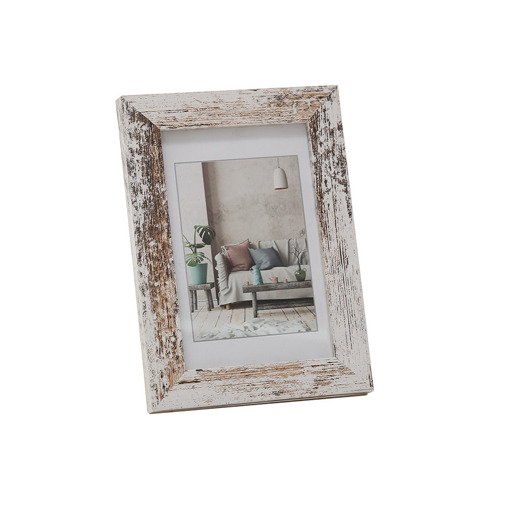 Cross-Border Supply of Nordic Retro Decorative Picture Frames, Framed Wall-Mounted Imitation Wood Picture Frames, Tabletop Square Retro Picture Frames