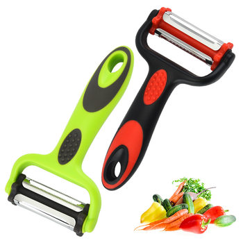 Three-In-One Multifunctional Peeler, Fruit Peeling Knife, Potato and Cucumber Grater, Kitchen Gadget, Peeling Tool