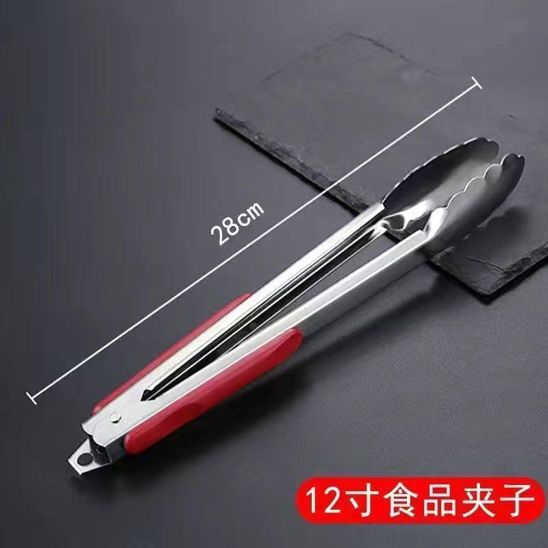 Barbecue clip kitchen meat clip anti-scald bread clip thickened stainless steel food steak clip household baking tools