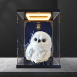 Подходит для интерактивной куклы Universal Studios Hedvig Snow Messenger Owl с акриловой подсветкой и пылезащитным ящиком для хранения