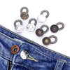 Stud-free Buttons Telescopic Removable Button Universal Buckle Extension Button Adjustable Waist Expansion Button for Jeans