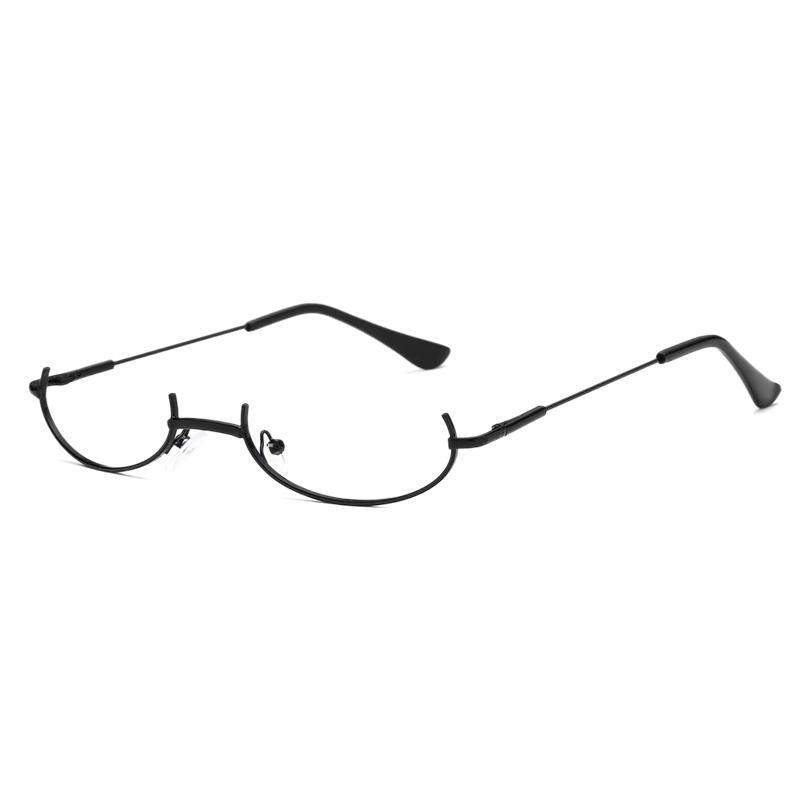 Cosplay Lower Half Frame Abstinence Style Decorative Glasses Popular Frameless Two-Dimensional Royal Sister Jk Soft Girl Frame