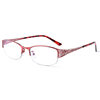 Women's Metal Half-Frame Ultra-Light Myopia Glasses Frame Ladies' Elegant Eyeglass Frame Cross-Border Optical Glasses Frame 99001