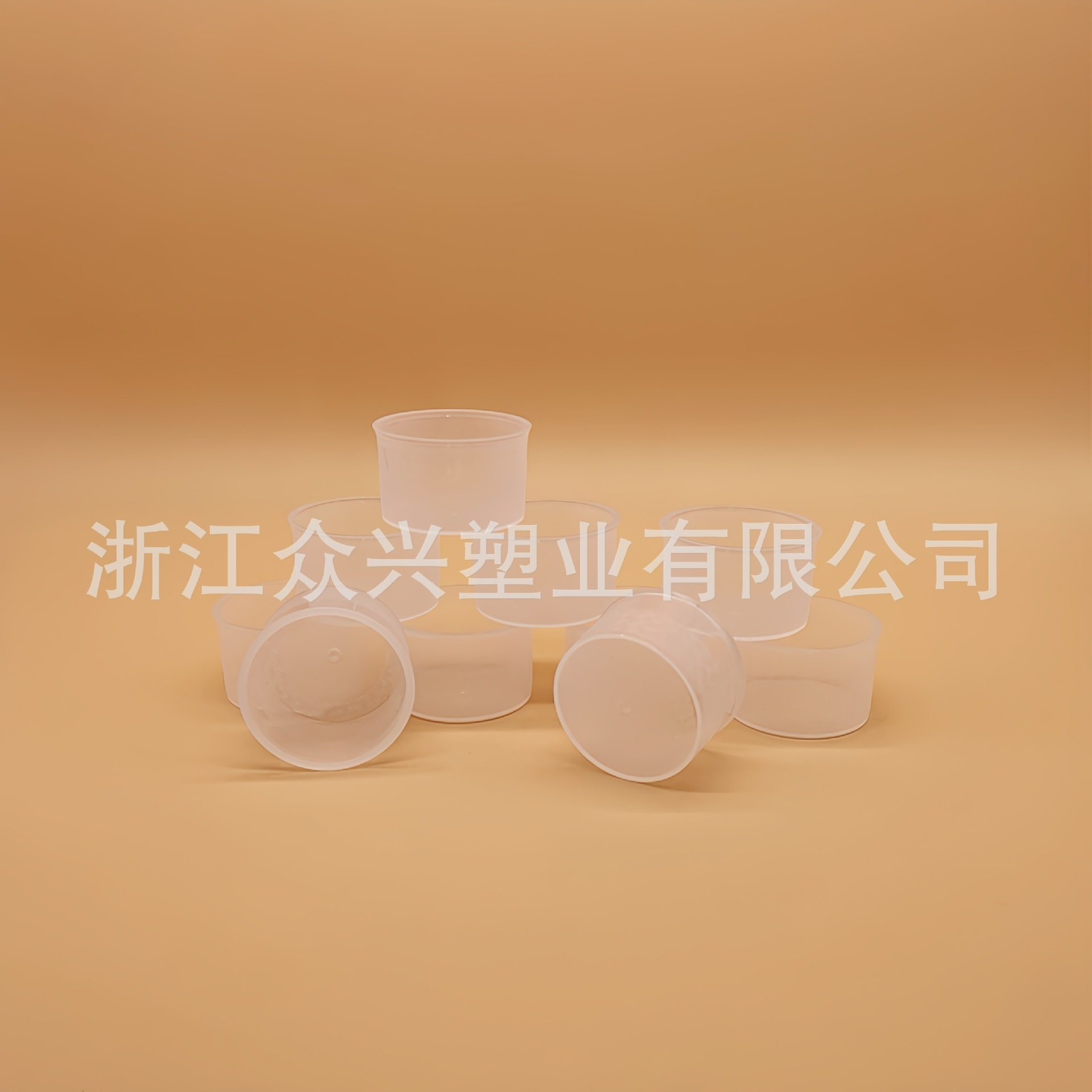 Round Custom Internet Celebre 50ml Flower Tea Cup Black Sugar White Sugar Ginger Tea Plastic Cup Jar Cheese Seasoning Small Jar Box
