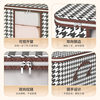 ins style houndstooth storage box Internet celebrity style window storage bag non-woven fabric storage basket folding underwear storage box