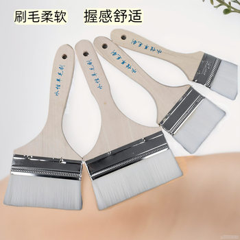 In-Stock Water-Based Wire Brush Wool Brush Barbecue Brush 2-Inch 3-Inch 4inch 5inch Wooden Handle Boar Bristle Brush Paint Brush Baking Brush