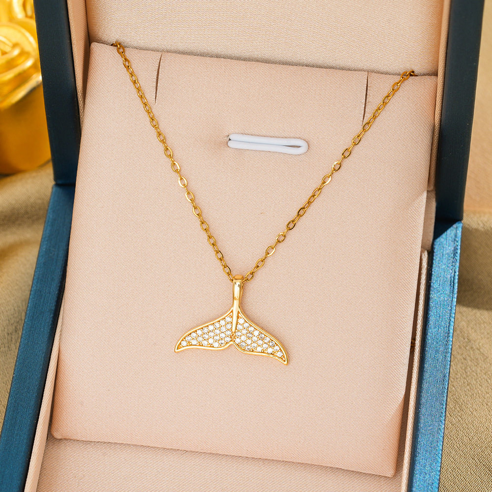 321 フィッシュテール ネックレス - ゴールド