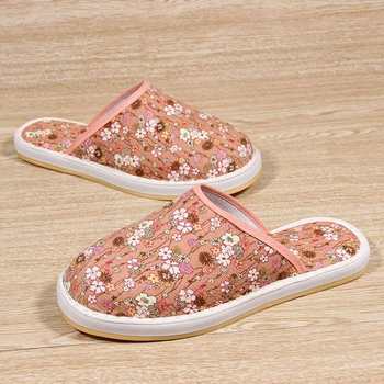 Free Shipping Old Northern Cloth Shoes for Women Spring & Fall Pink Breathable Sweat-Absorbent Foam Bottom Cloth Slippers Home Non-Slip Floor Mops