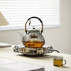 Rock Mountain crystal glass tea cooker borosilicate high-end electric ceramic stove tea cooker cooking tea high lifting beam kettle