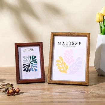 Simple wall-mounted wooden Photo Frame 5-inch 6-inch 7-inch 8-inch 10-inch A4 picture frame children's photo frame wholesale