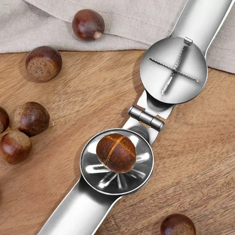 Chestnut opener, chestnut opener, chestnut sheller, cross peeler knife, shelling tool, raw chestnut clip