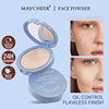 MAYCHEER Meisier Fixed Makeup Fog Face Soft Light Beauty Powder Cake Oil Control Sweat-proof Waterproof Oil Absorbing Makeup Cross Border