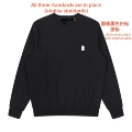 Sweatshirt crew neck black white label