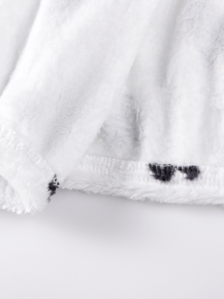 Girls' Autumn Long-Sleeve Hoodie, Style Cute Fleece-Lined Top