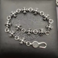 Small size cross flower bracelet
