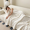 Flannel Bubble Rabbit Plush Blanket Office Sofa Blanket Milk Velvet Double-sided Blanket Foreign Trade Cross-border Blanket