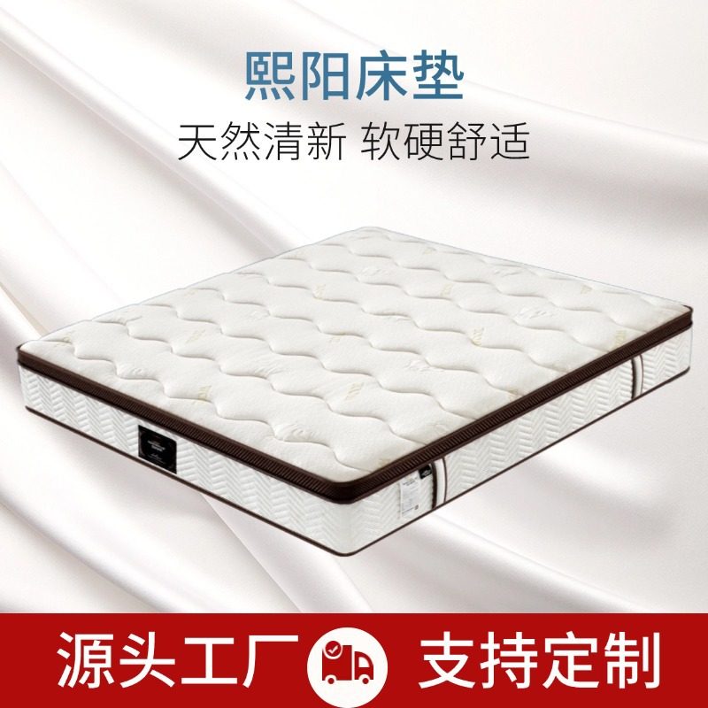 Five-Star Hotel Natural Latex Mattress Cashmere Antibacterial and Anti-Mite Fabric Independent Pocket Spring Silent Simmons