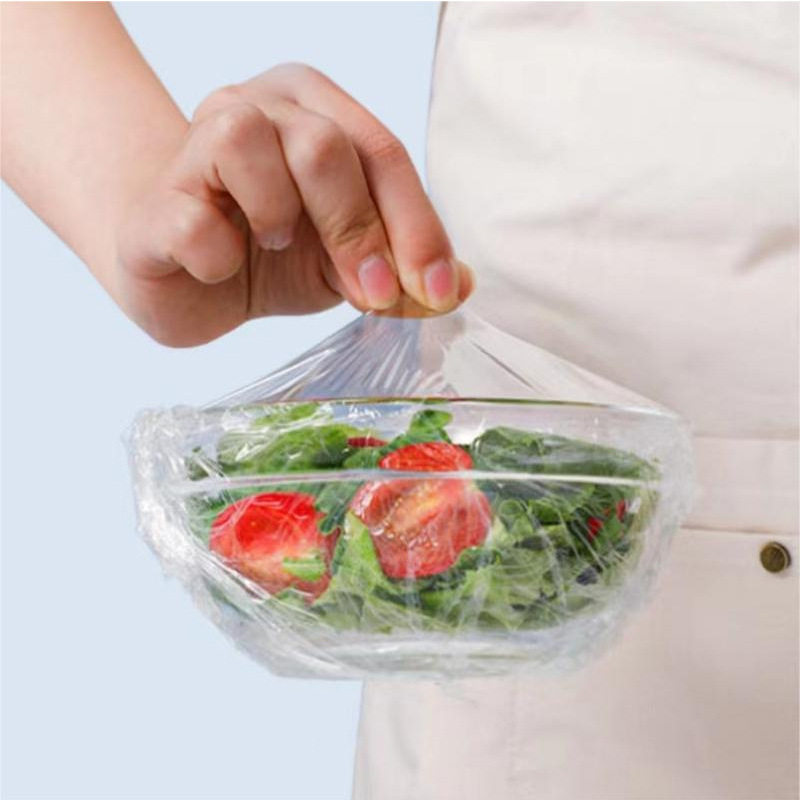 Large Roll Film 600m Household Supermarket Vegetable and Fruit Food Packaging Anti-Fogging and High Temperature Resistant Pe Food Grade Cling Film Wholesale