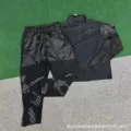 Black mesh suit