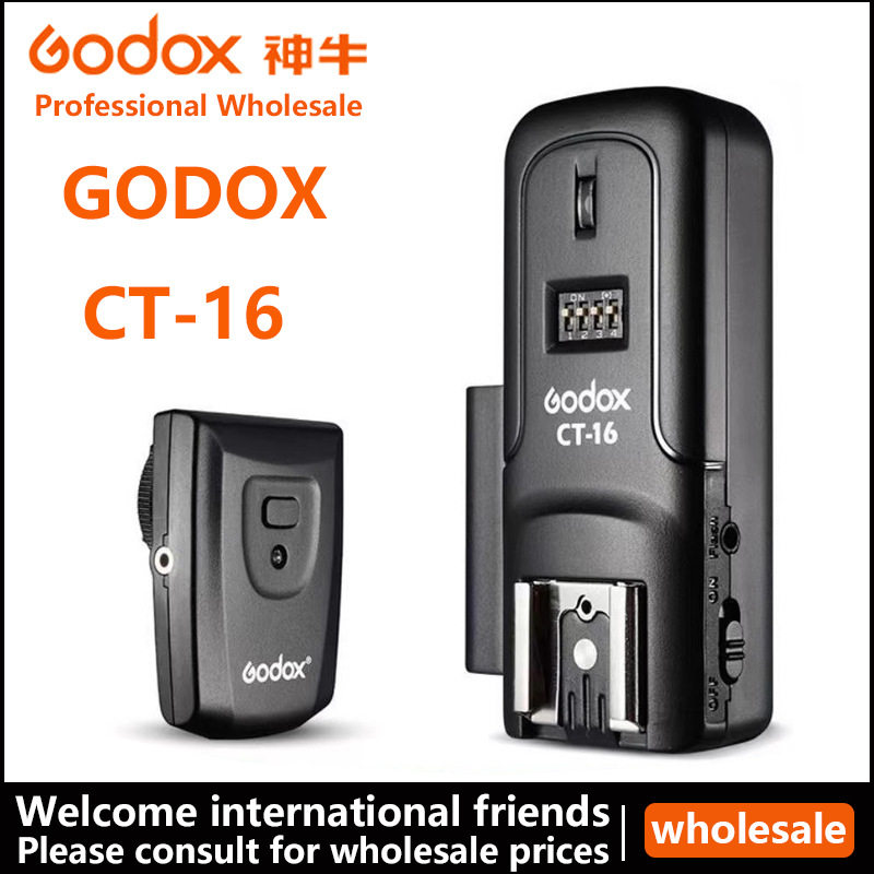 Godox Ct-16 Flash Trigger Universal Camera Hot Shoe Wireless Off-Camera Flash Trigger Sync Trigger