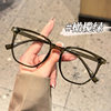 Mirror a plain big frame glasses frame wholesale 81027 anti-blue light flat mirror Danyang tr90 glasses frame female myopia