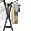 Clothes Drying Rack Floor-Standing Household Balcony Folding Clothes Rod Indoor and Outdoor Hanging Clothes Telescopic Clothes Drying Rack for Drying Quilts