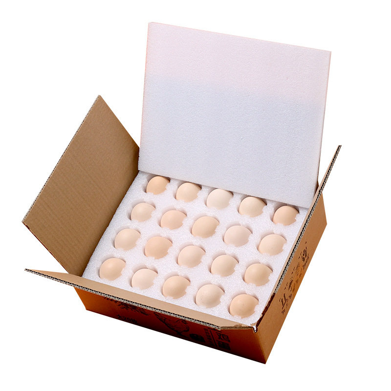 Pearl Cotton Resistant to Falling Eggs Packaging Box Carton Shockproof Express Delivery Pearl Cotton Foam Egg Tray