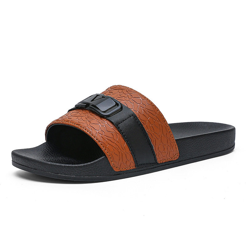 Birkenstock striped large size shoes men's shoes spring and summer soft-soled sandals for outer wear casual seaside beach sandals outdoor