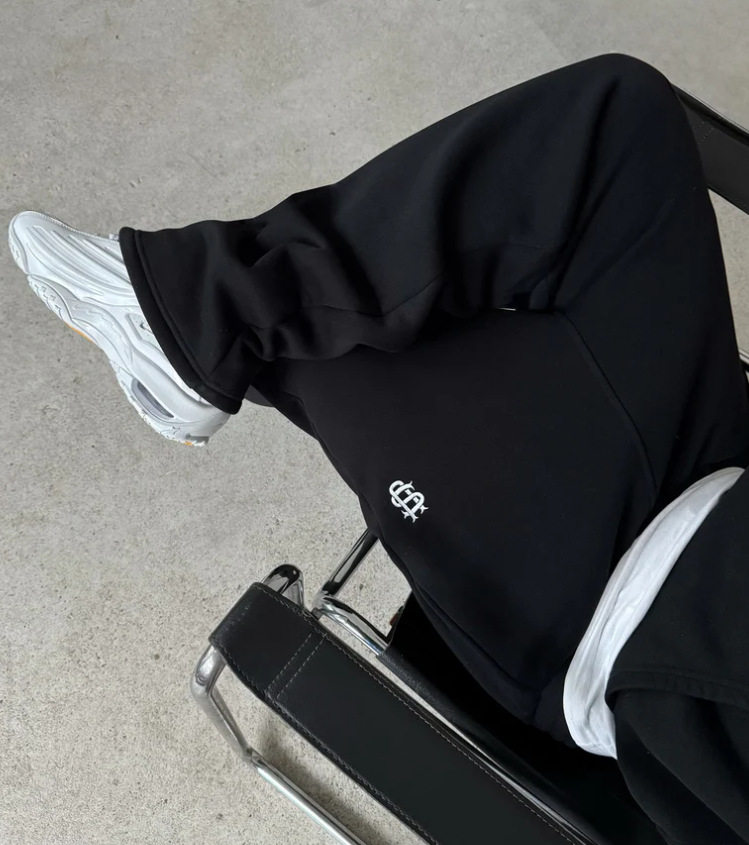 Cross-border European and American retro y2k street trend hip-hop casual elastic waist zipper loose solid color sports casual pants