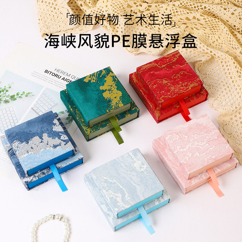 Pe Film Jewelry Box Floating Box Transparent Anti-Oxidation Crystal Bracelet Earrings Badge Jewelry Packaging Display Box