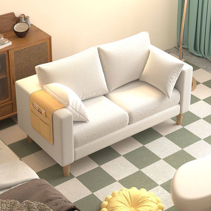 沙发小户型北欧简约现代卧室出租房简易网红双人三人客厅布艺沙发