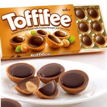 Germany imported tofffee Le Feifei hazelnut chocolate cocoa hazelnut toffee delicious