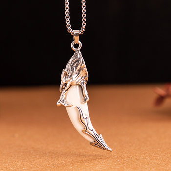 Aggressive Pointed Spike Necklace Men's Creative Fashion Pendant Student Korean Style Personality Fashion Jewelry Stall Supply