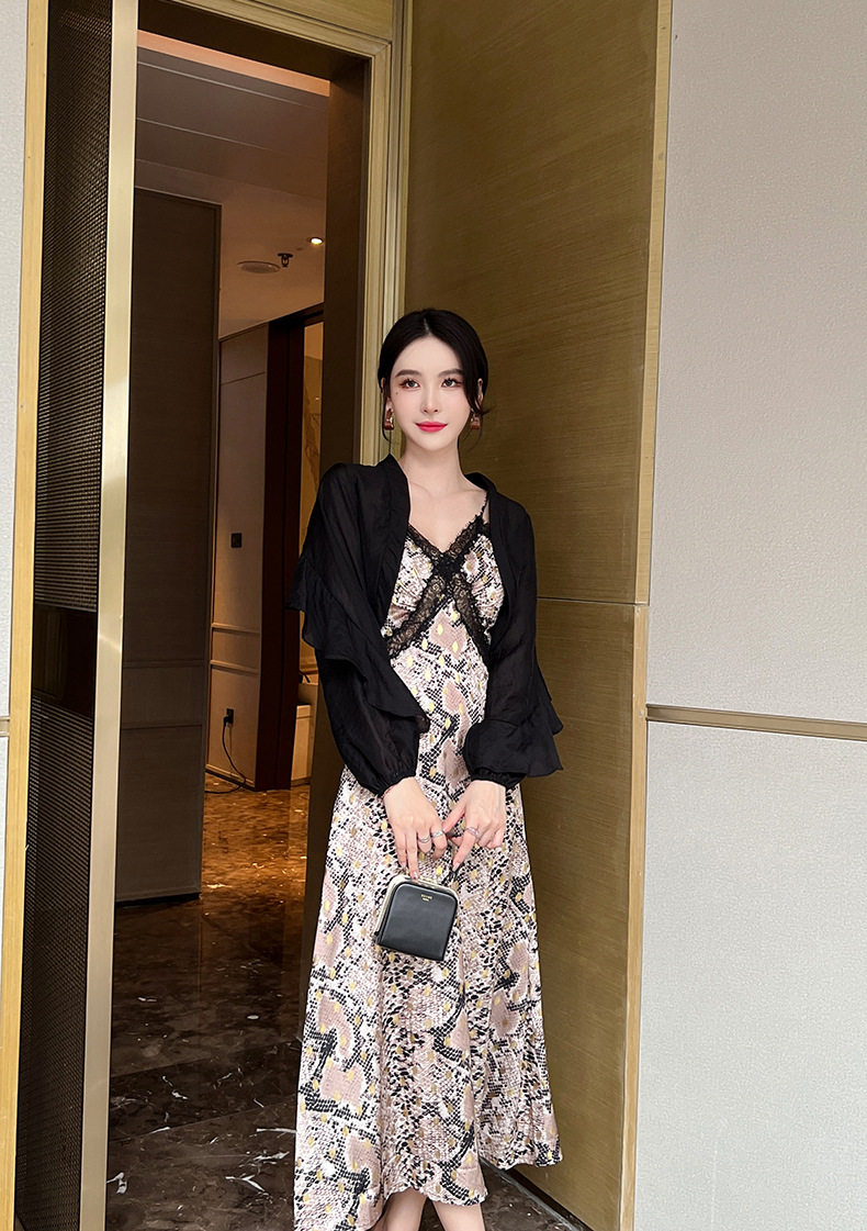 Áo khoác cardigan nữ ngắn tay mỏng nhẹ chống nắng du lịch phong cách phương Tây — [Đen], [Trắng], [Kaki] chi tiết 21