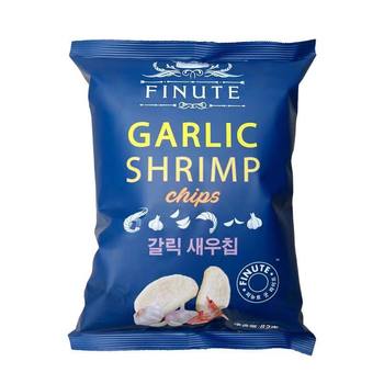 South Korea imported quelifu garlic shrimp slices 82g puffed ins office leisure Internet Celebrity Snack gift bag wholesale